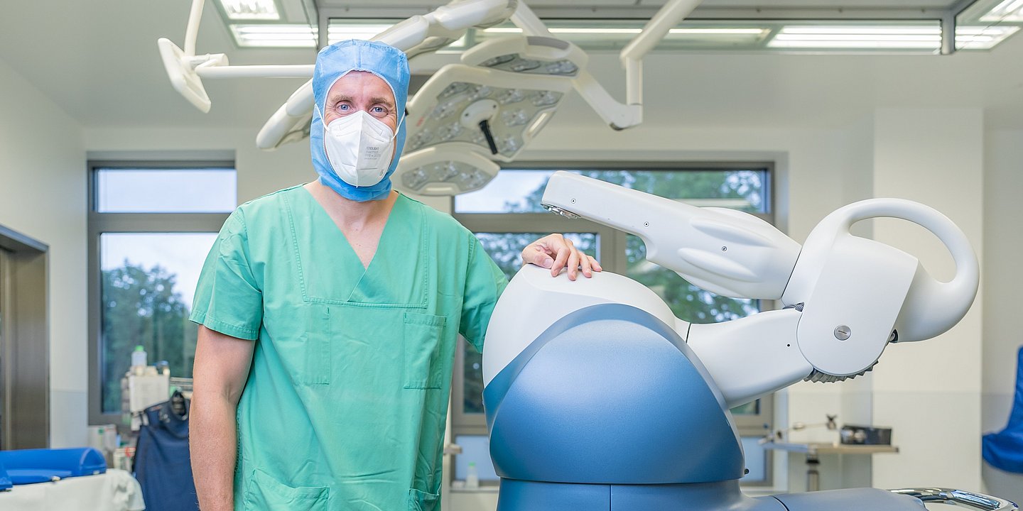 New robotic technology for knee joint replacement at Helios Hospital München West